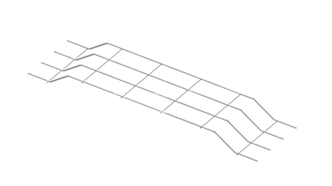 Treilli en fils assemblé par soudure par point